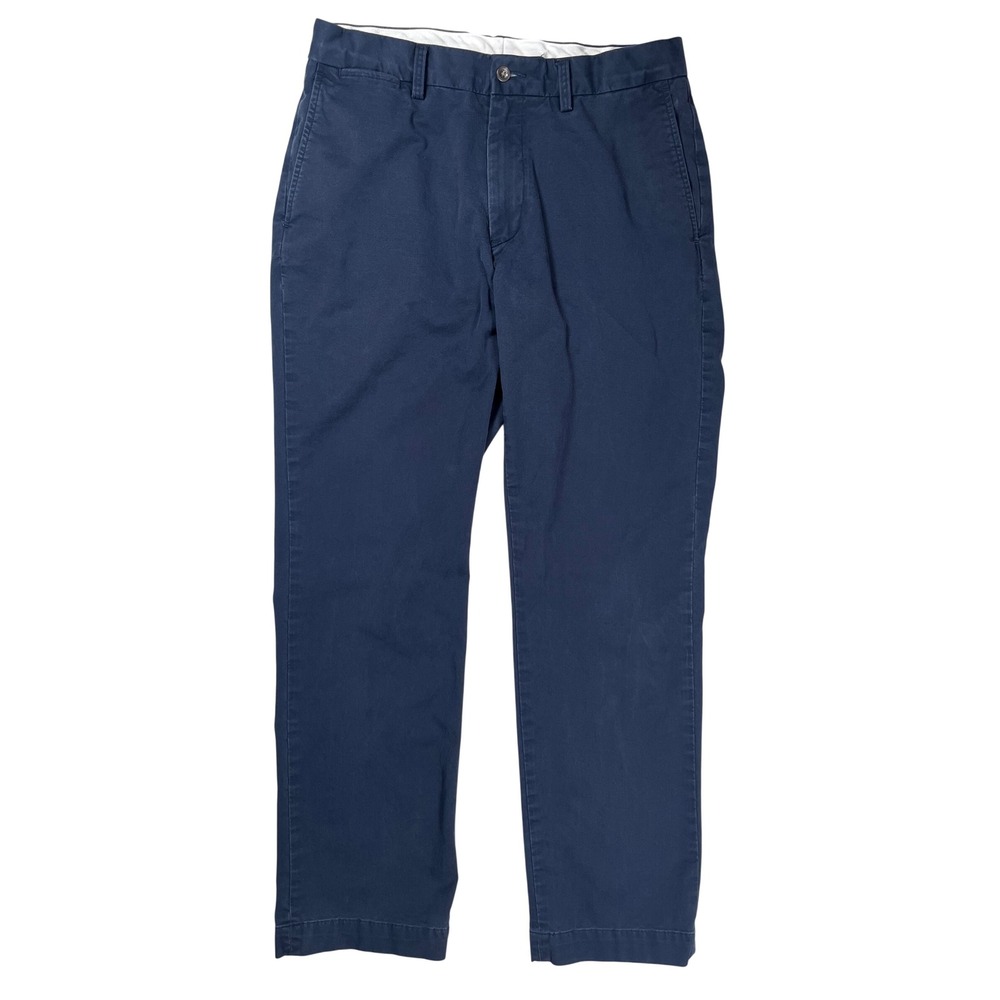 Polo Ralph Lauren Chino Pants Mens 33x32 (actual 31) Navy Classic Fit Stretch